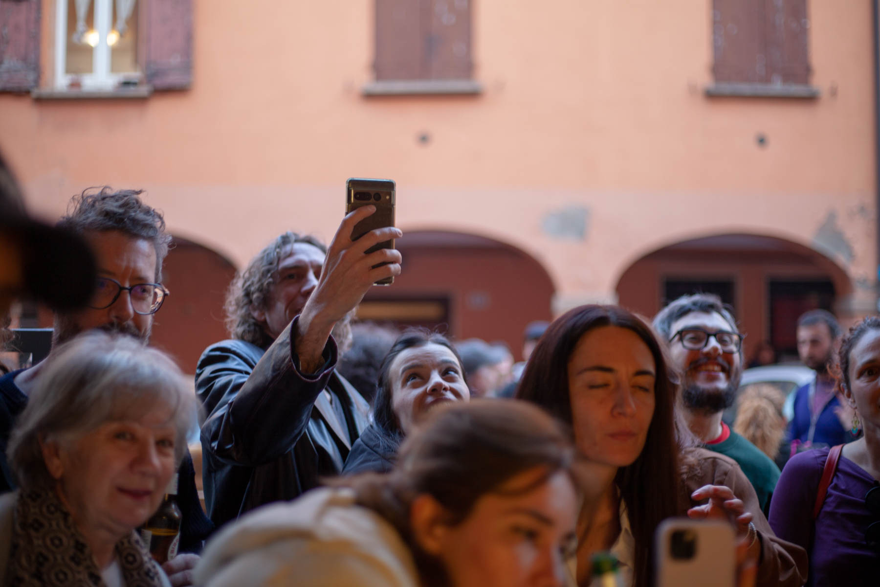 the audience